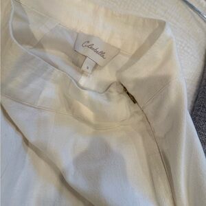 Cleobella White Linen Pants, Size Small